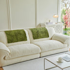 Luxury Plush Non-Slip Sofa Covers, Soft Fuzzy Embossed Sofa Topper & Seat Covers