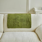 Luxury Plush Non-Slip Sofa Covers, Soft Fuzzy Embossed Sofa Topper & Seat Covers