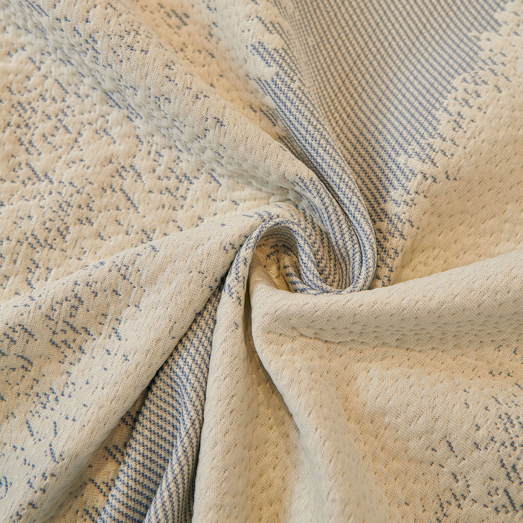 Modern Striped Sofa Throw Blanket, Lightweight Couch Cover for Summer Seating