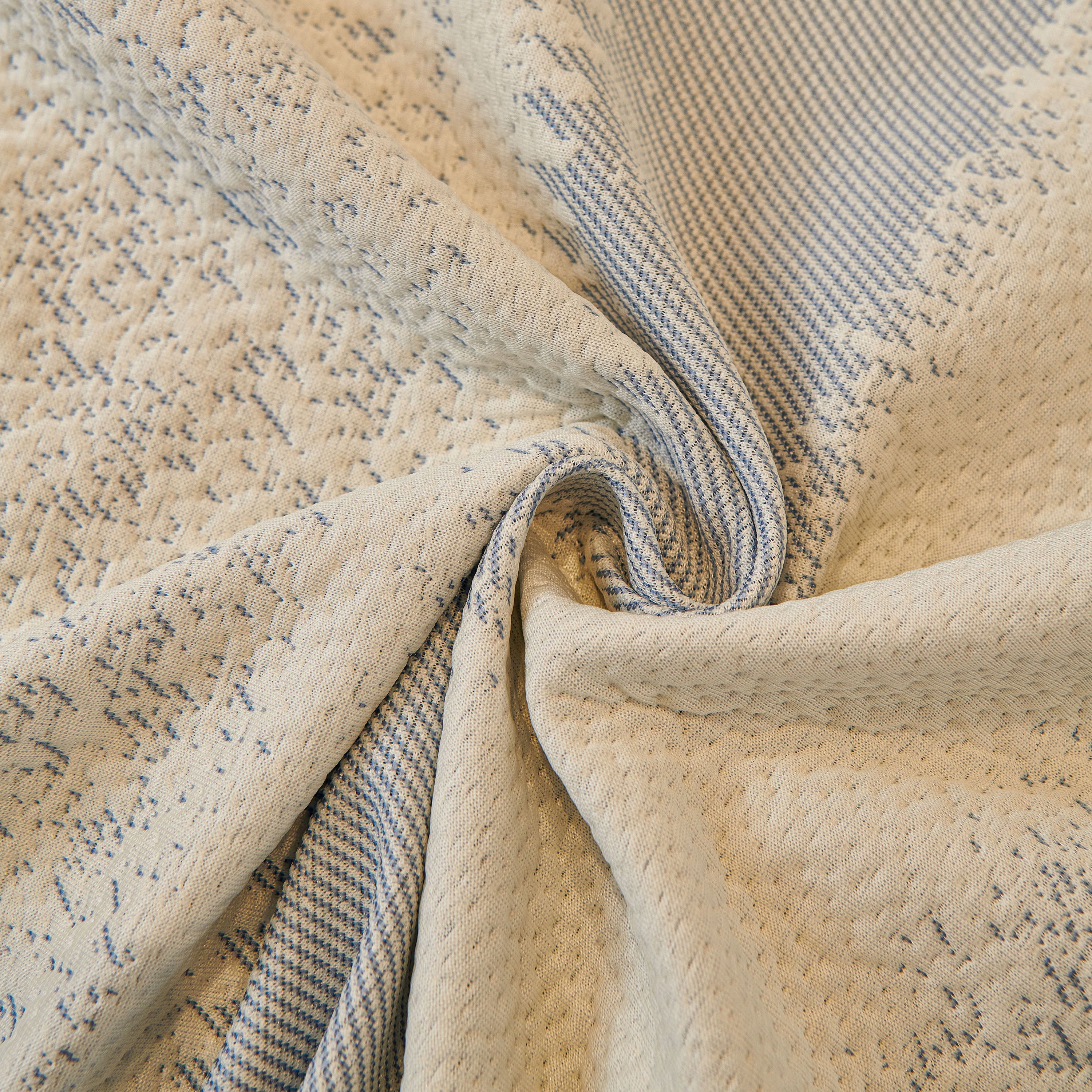 Modern Striped Sofa Throw Blanket, Lightweight Couch Cover for Summer Seating