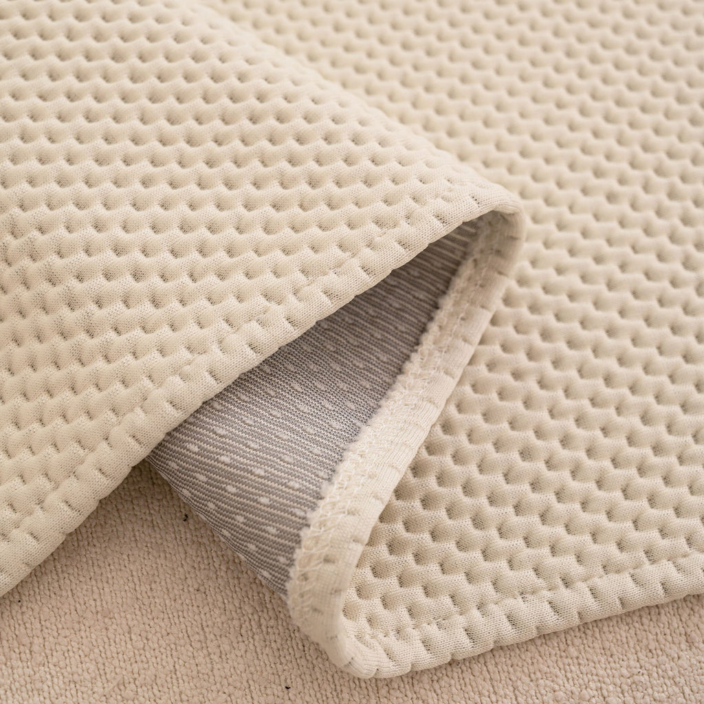 Cooling Ice Silk Sofa Cover Blanket, Floral Soft Silky Breathable Couch Throw Cover