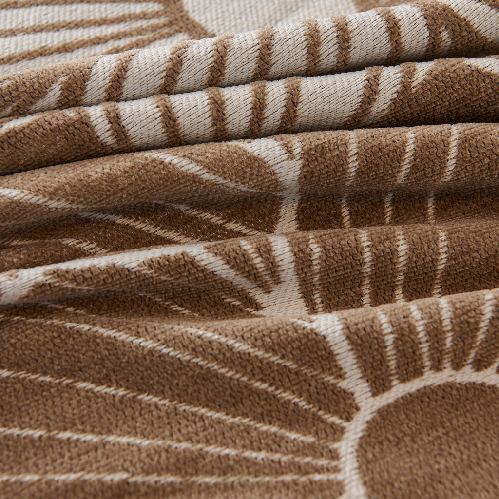 Chenille Jacquard Sofa Throw Cover with Tassels, All-Season Furniture Protector for Home and Office