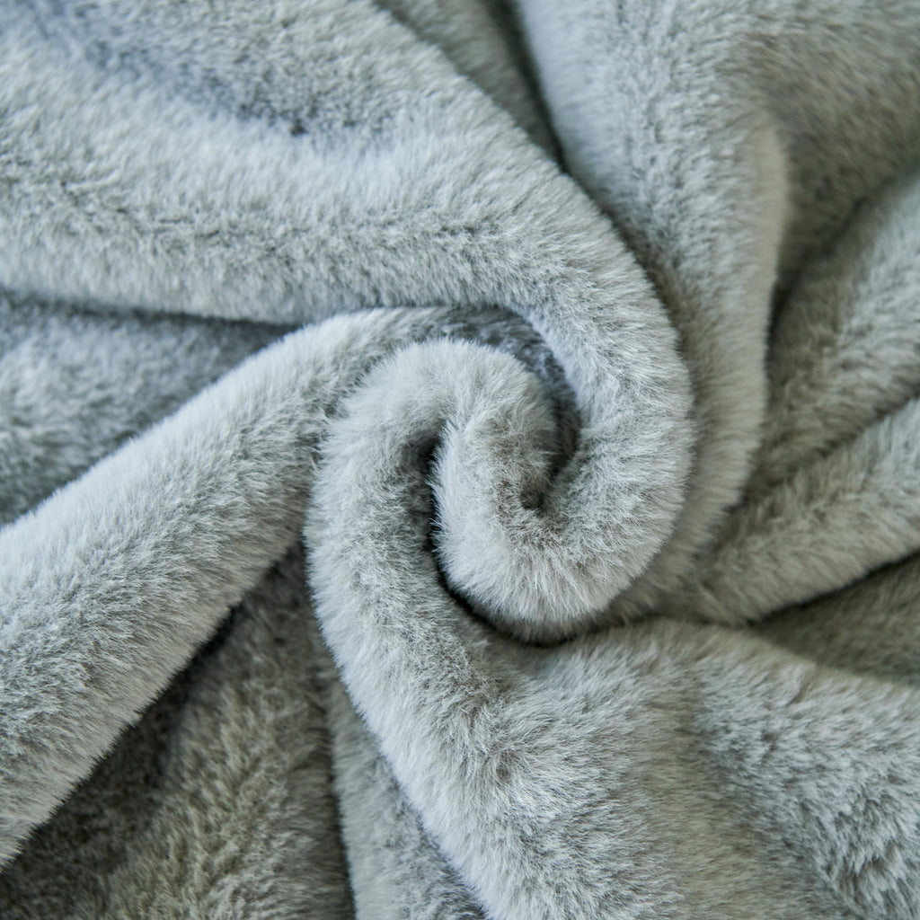 Faux Fur Smooth Plush Comfy Couch Covers, Soft Thicked Durable Blankets and Throws for Sofas