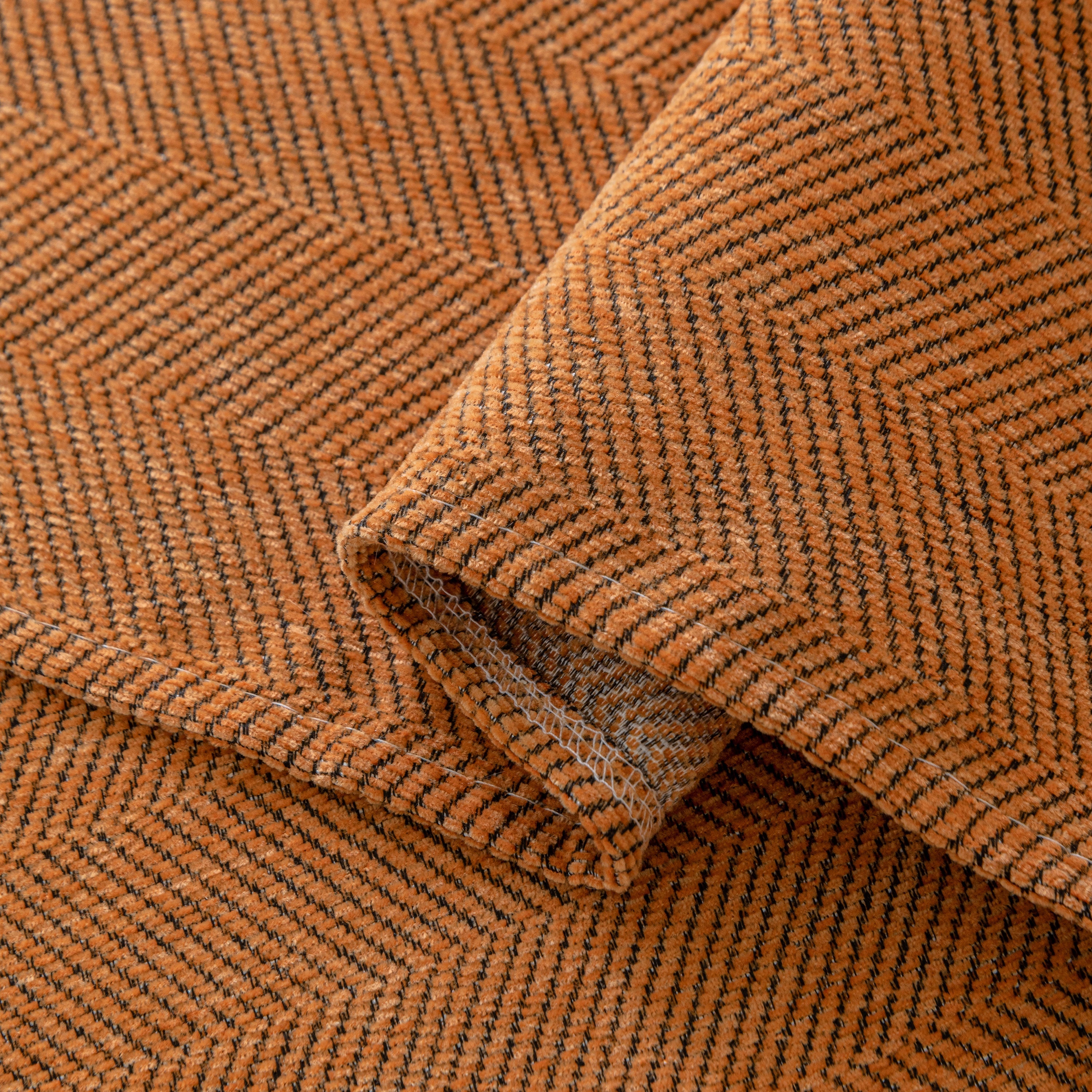 Couch Cover Sectional L Shape Chenille Herringbone Couch Throw Cover with Tassel Pom-Poms for Pets