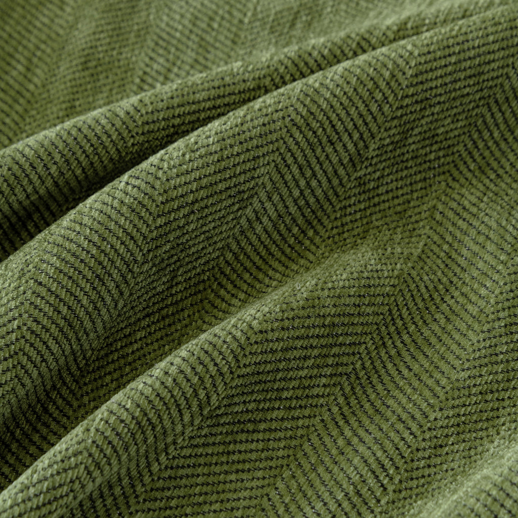 Couch Cover Sectional L Shape Chenille Herringbone Couch Throw Cover with Tassel Pom-Poms for Pets