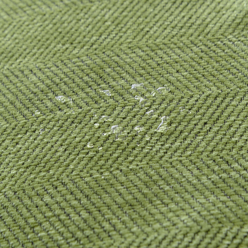 Couch Cover Sectional L Shape Chenille Herringbone Couch Throw Cover with Tassel Pom-Poms for Pets