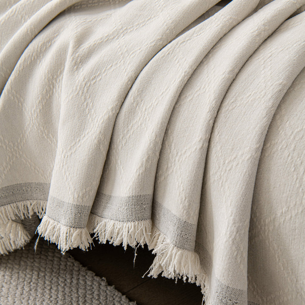 Soft Textured Couch Cover Slipcover Blanket, Modern Couch Covers for Dogs Washable