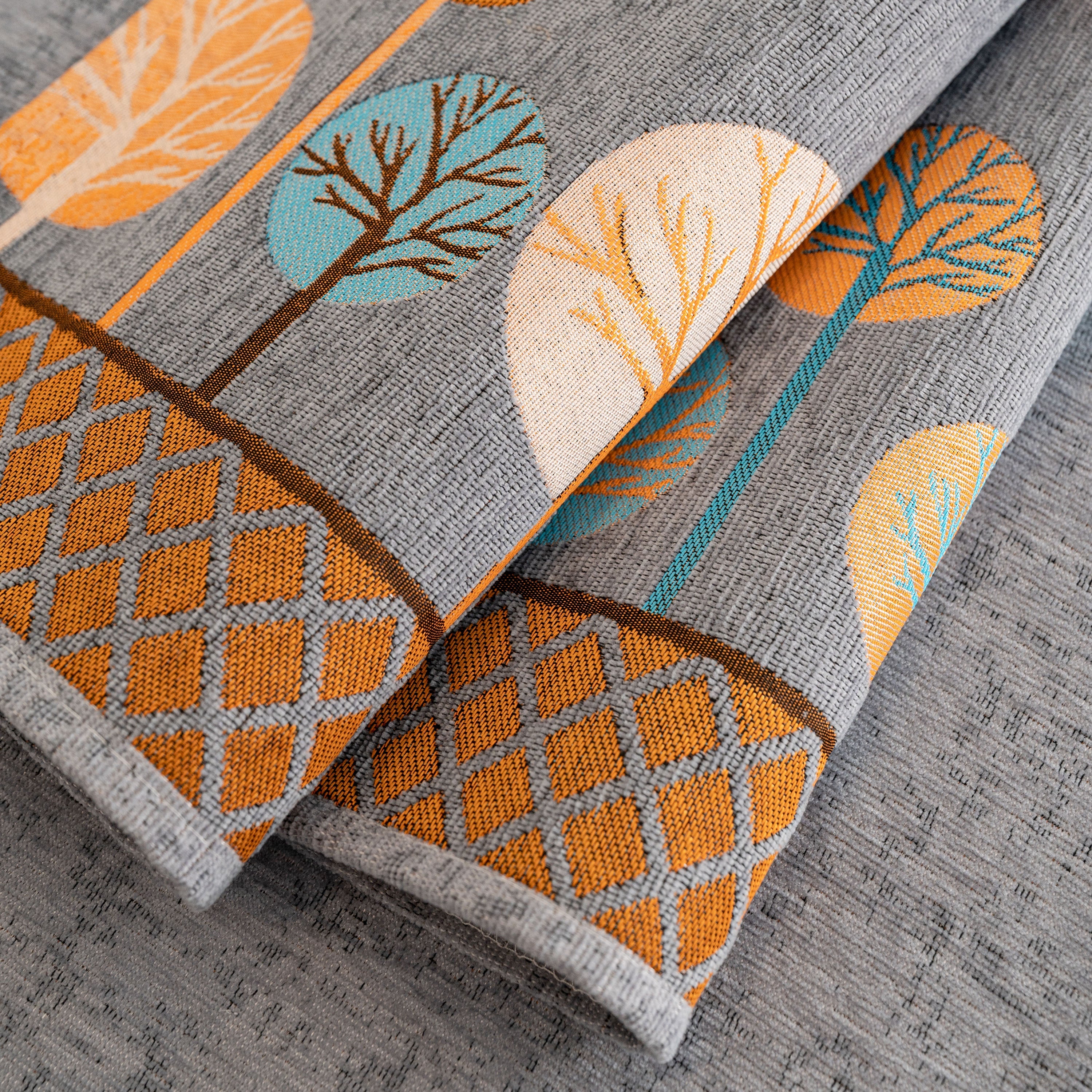 Sofa Cover for Couch, Non-Slip Sectional Couch Cover with Woven Tree Pattern