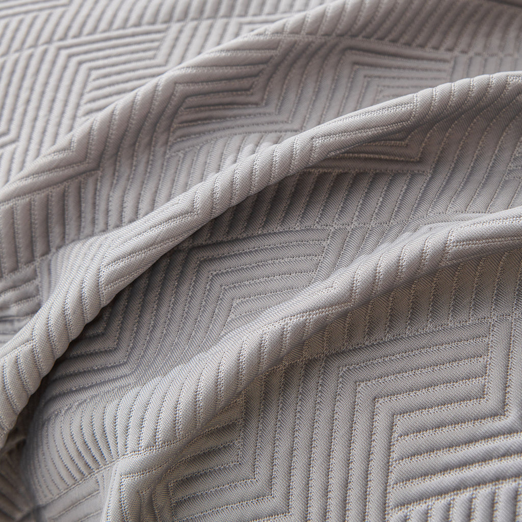 Cooling Scratch Proof Large Sofa Throw Cover, Geometric Texture Couch Protector