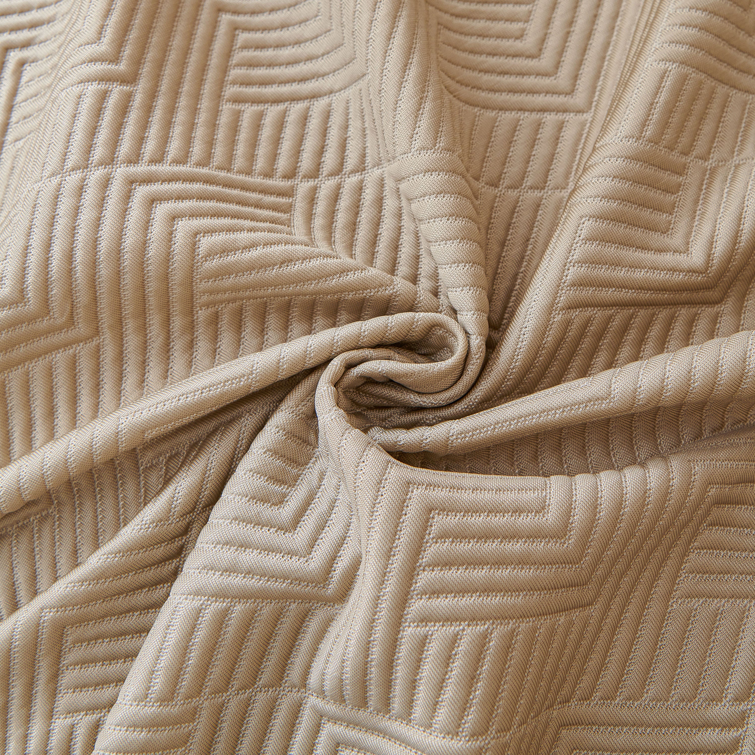 Cooling Scratch Proof Large Sofa Throw Cover, Geometric Texture Couch Protector