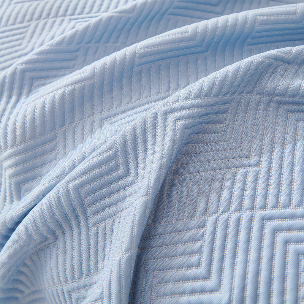 Cooling Scratch Proof Large Sofa Throw Cover, Geometric Texture Couch Protector