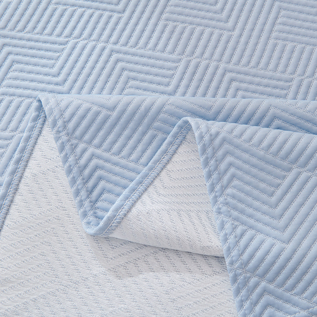 Cooling Scratch Proof Large Sofa Throw Cover, Geometric Texture Couch Protector