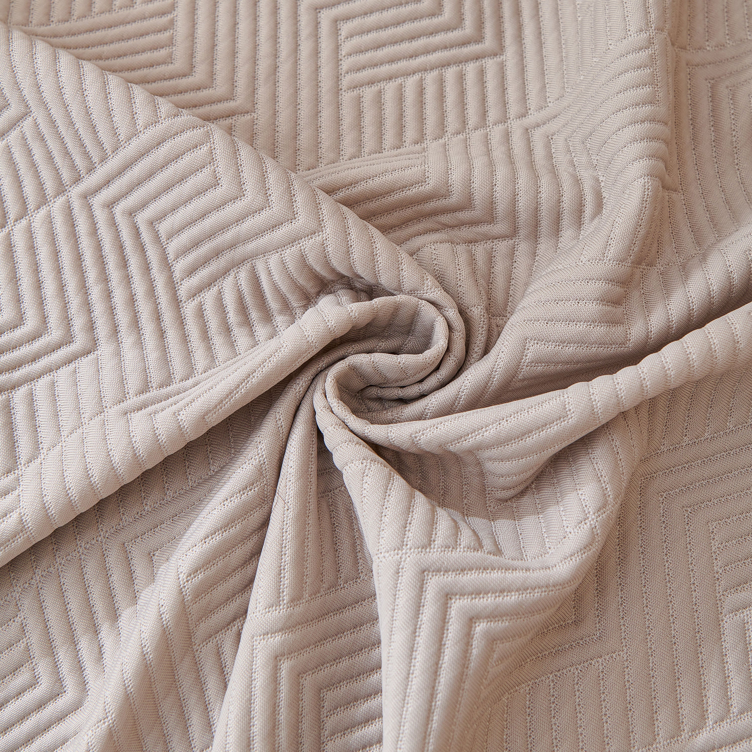 Cooling Scratch Proof Large Sofa Throw Cover, Geometric Texture Couch Protector