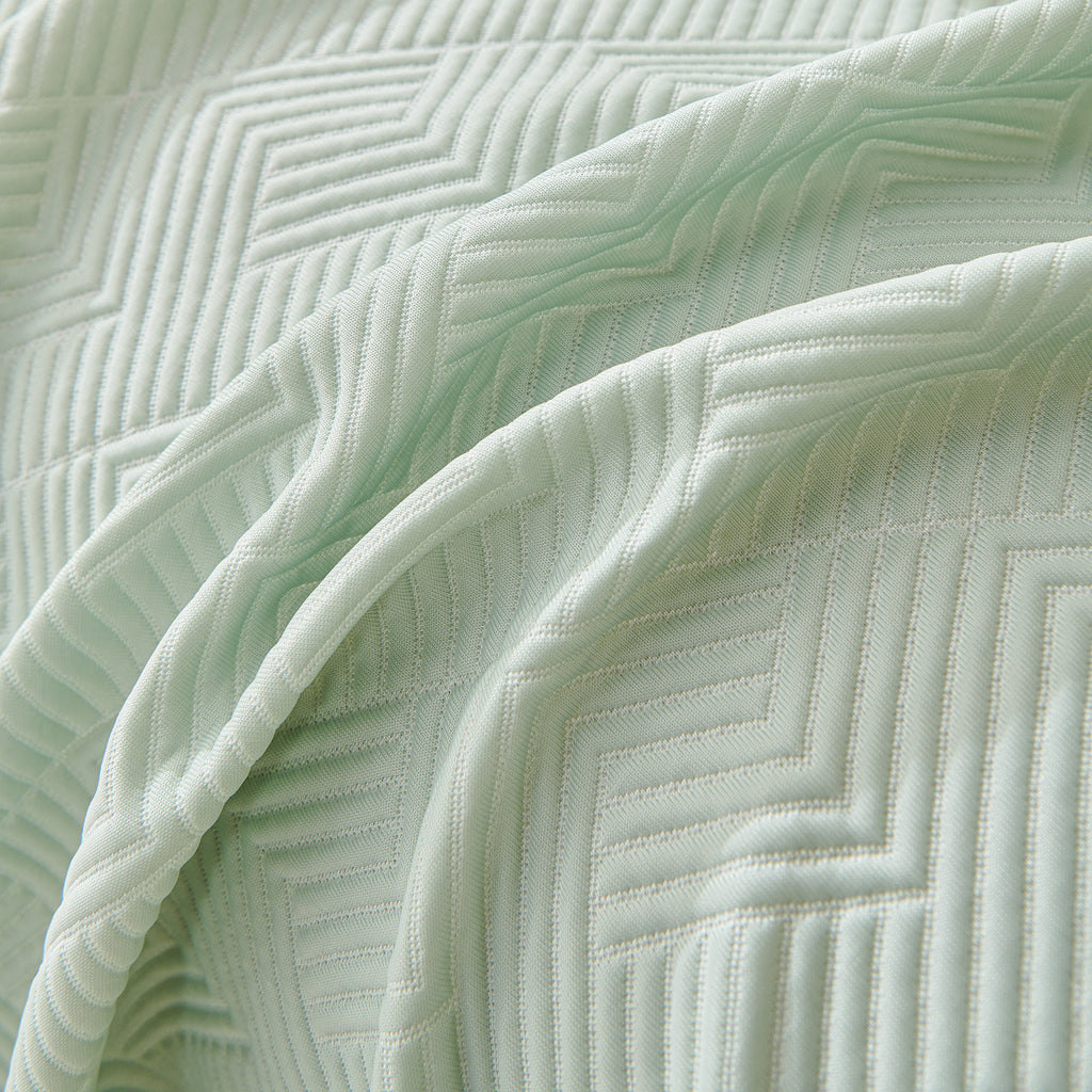 Cooling Scratch Proof Large Sofa Throw Cover, Geometric Texture Couch Protector