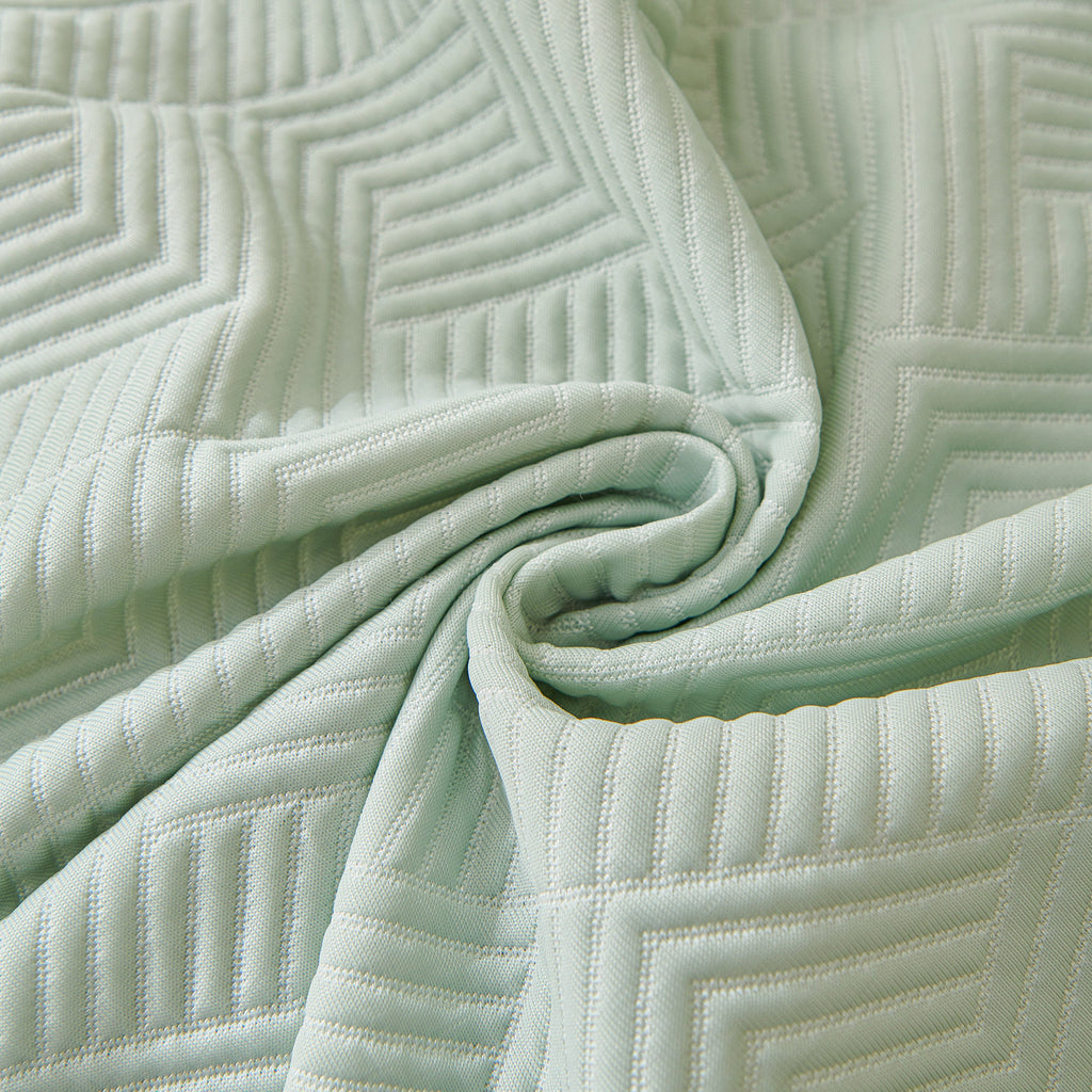 Cooling Scratch Proof Large Sofa Throw Cover, Geometric Texture Couch Protector