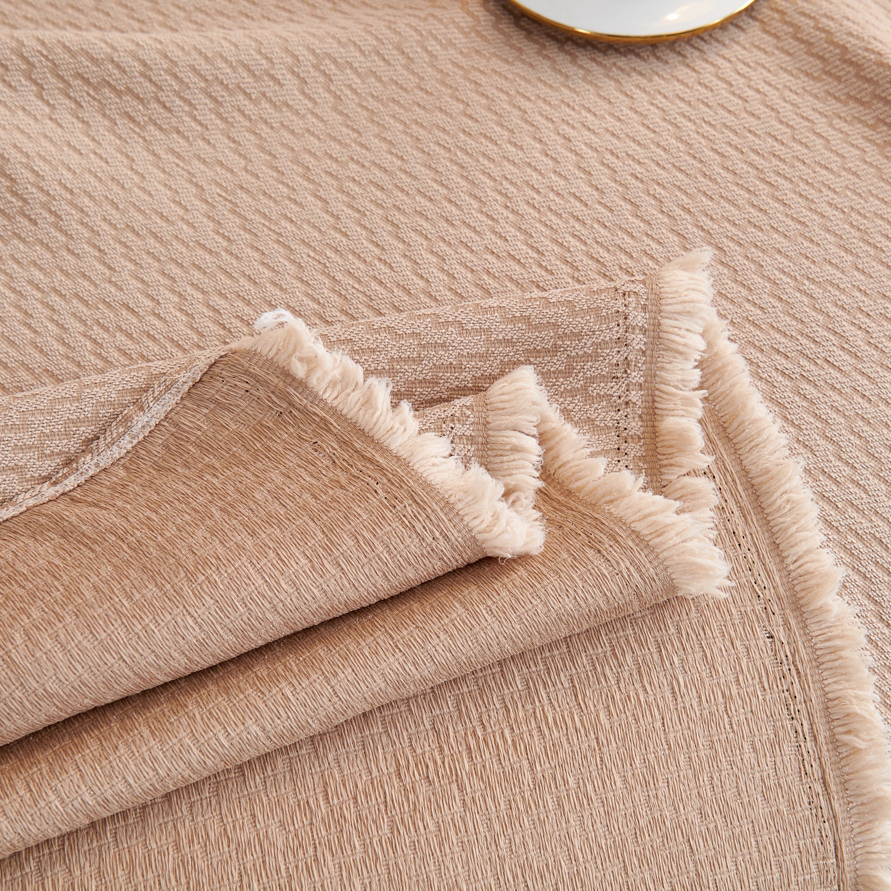 Waterproof Scratch Proof Herringbone Large Throw Blanket for Couch, Chenille Couch Cushion Covers for Pets