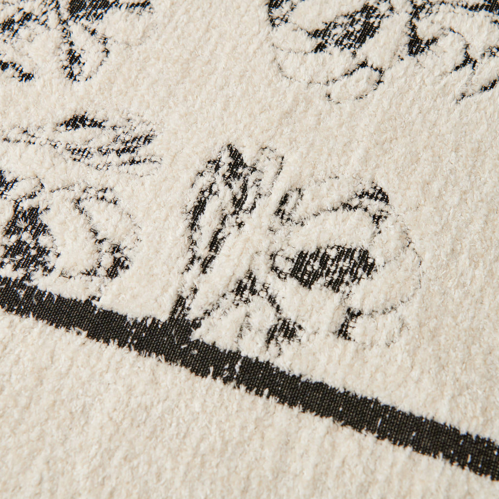 Chenille Striped Floral Couch Cover Sofa Slipcover for Most Shape Sofas, Reversible Sofa Throw Cover