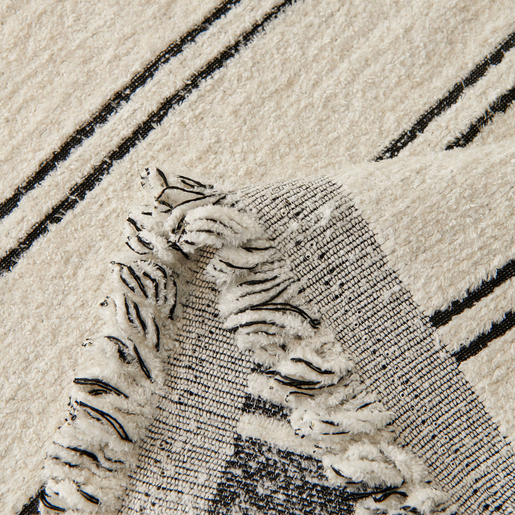 Chenille Striped Floral Couch Cover Sofa Slipcover for Most Shape Sofas, Reversible Sofa Throw Cover