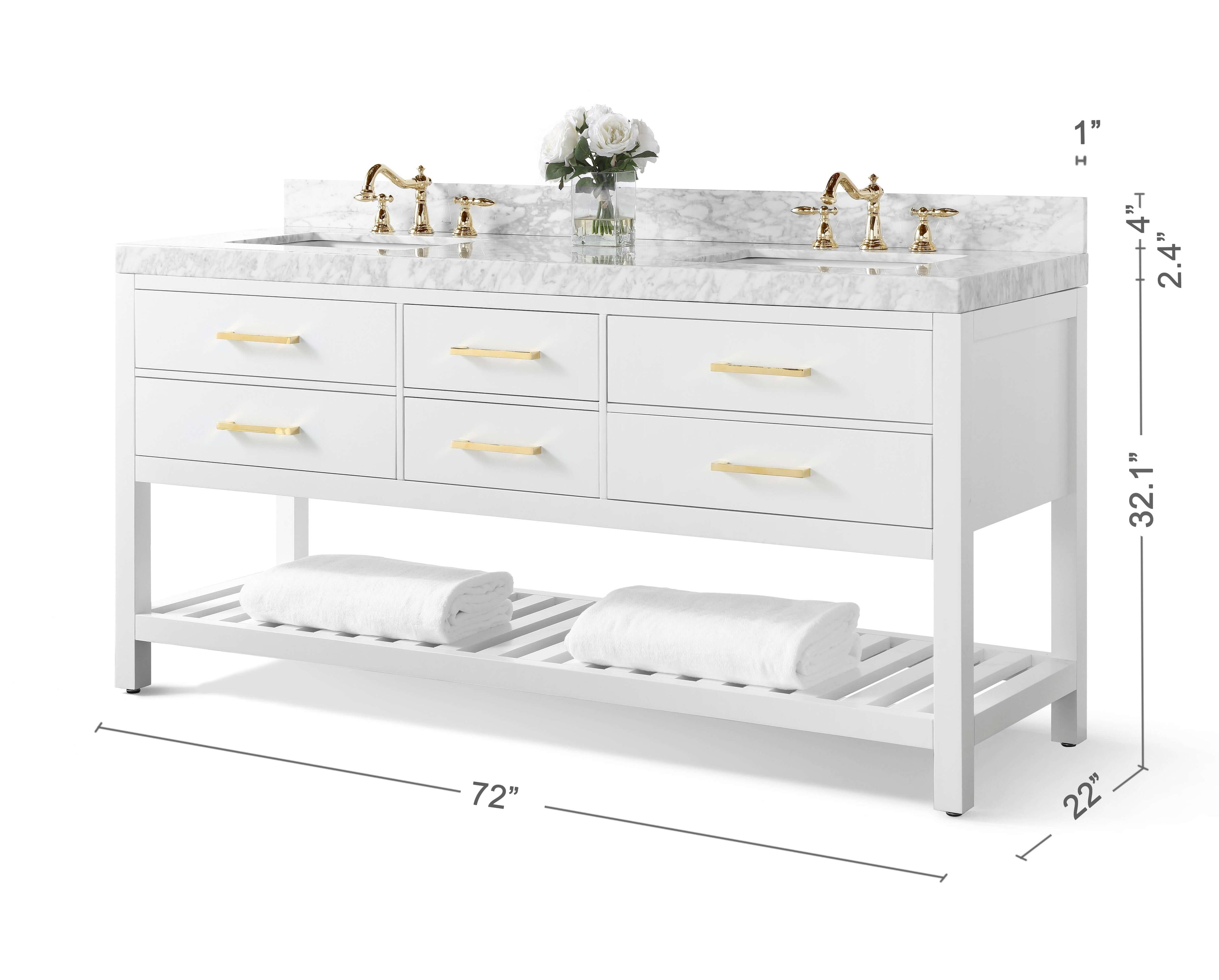 Elizabeth 72" Bath Vanity Set