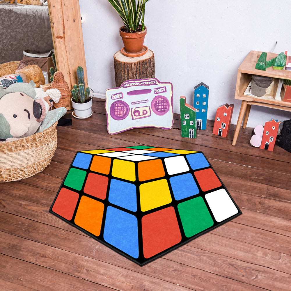 Rubik’s Cube Rug