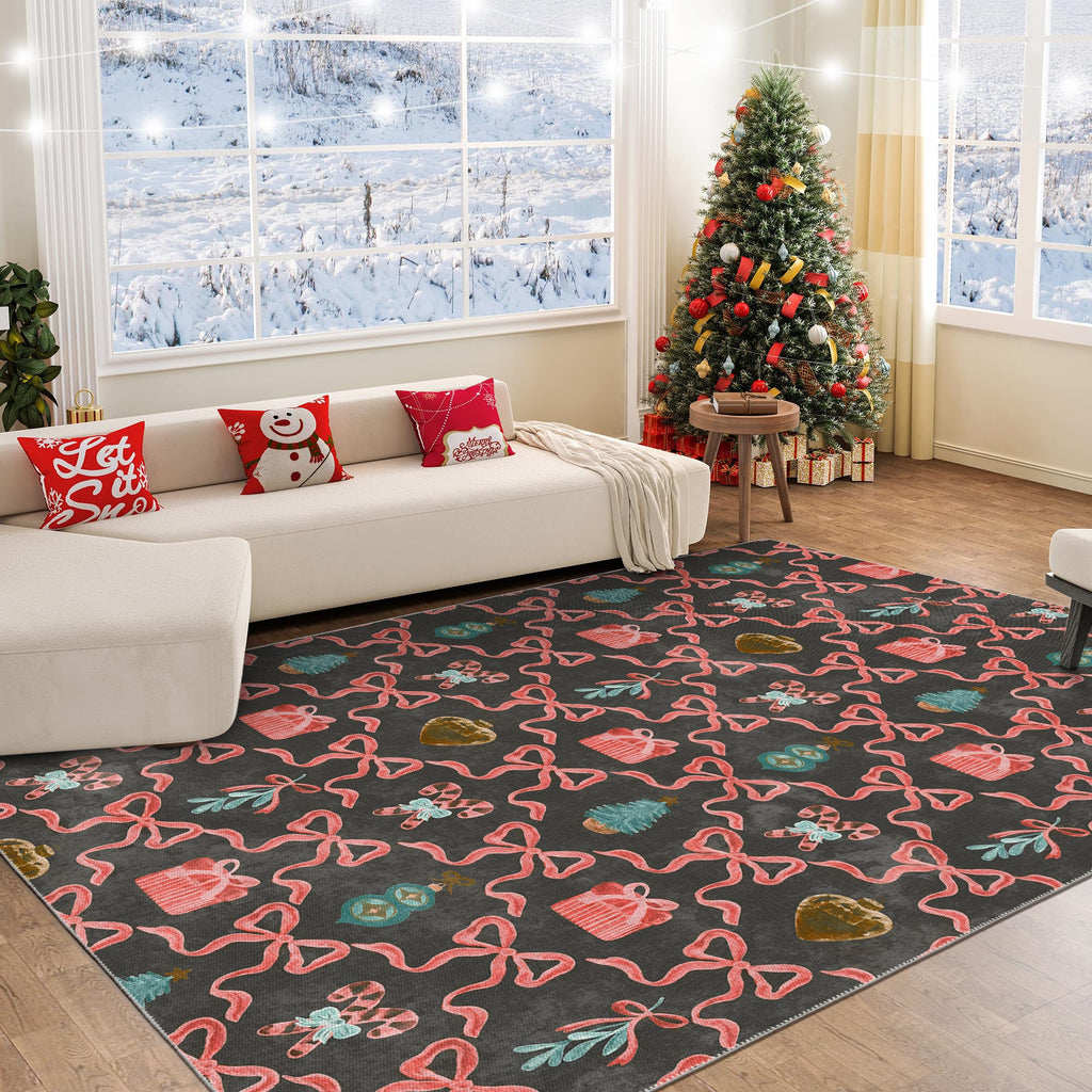 Nuvin Christmas Area Rug