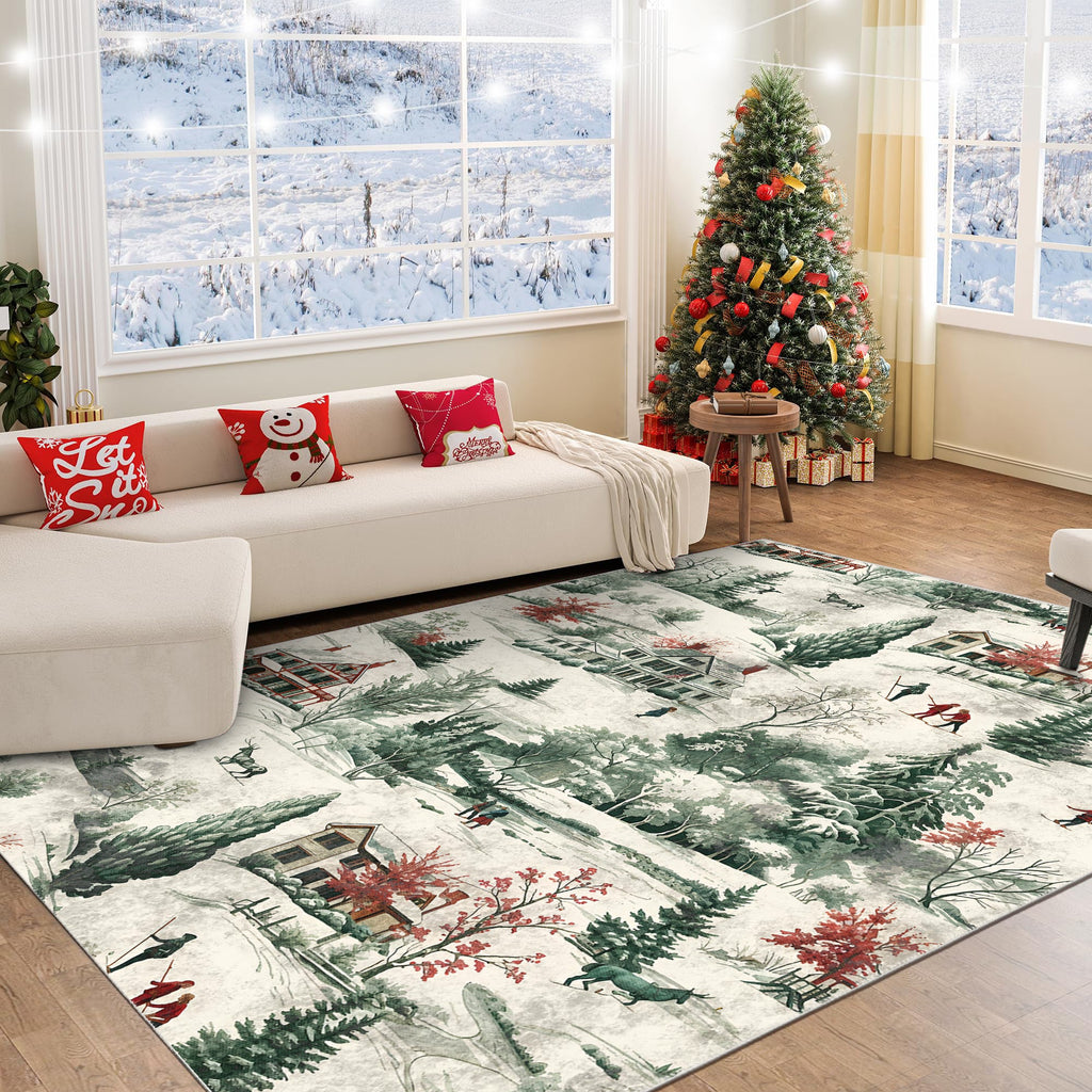 Glowmas Christmas Area Rug