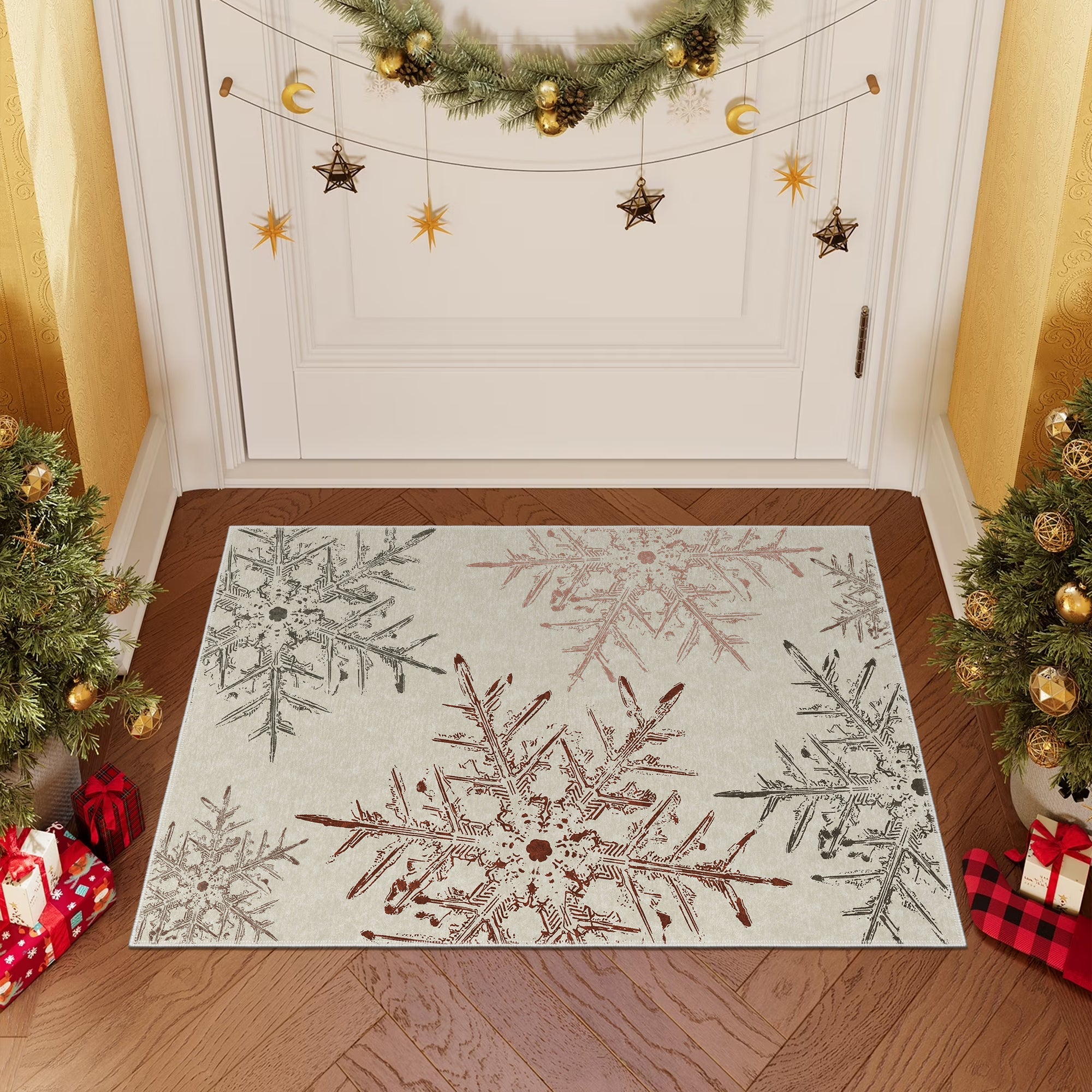 Elvian Christmas Area Rug