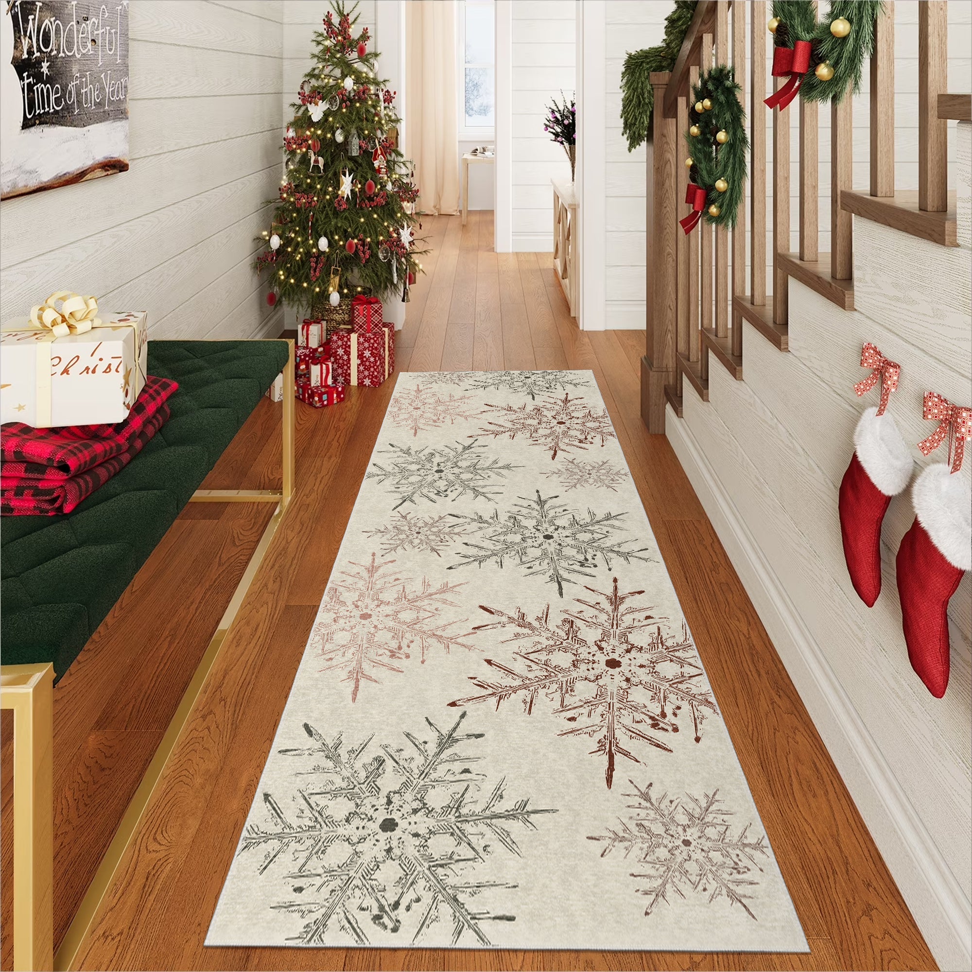 Elvian Christmas Area Rug