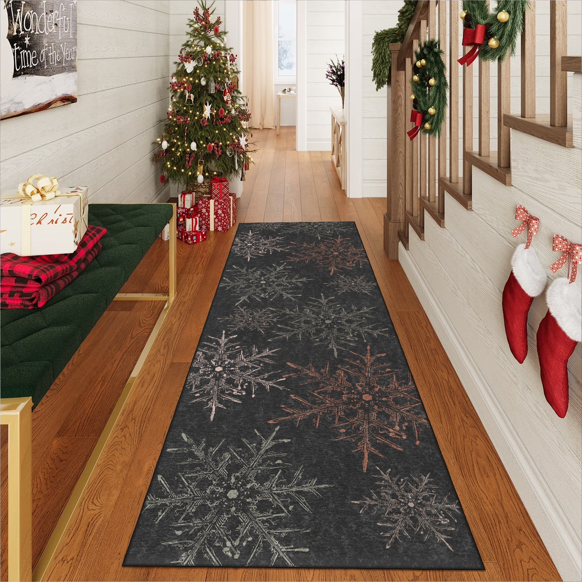 Ravune Christmas Area Rug