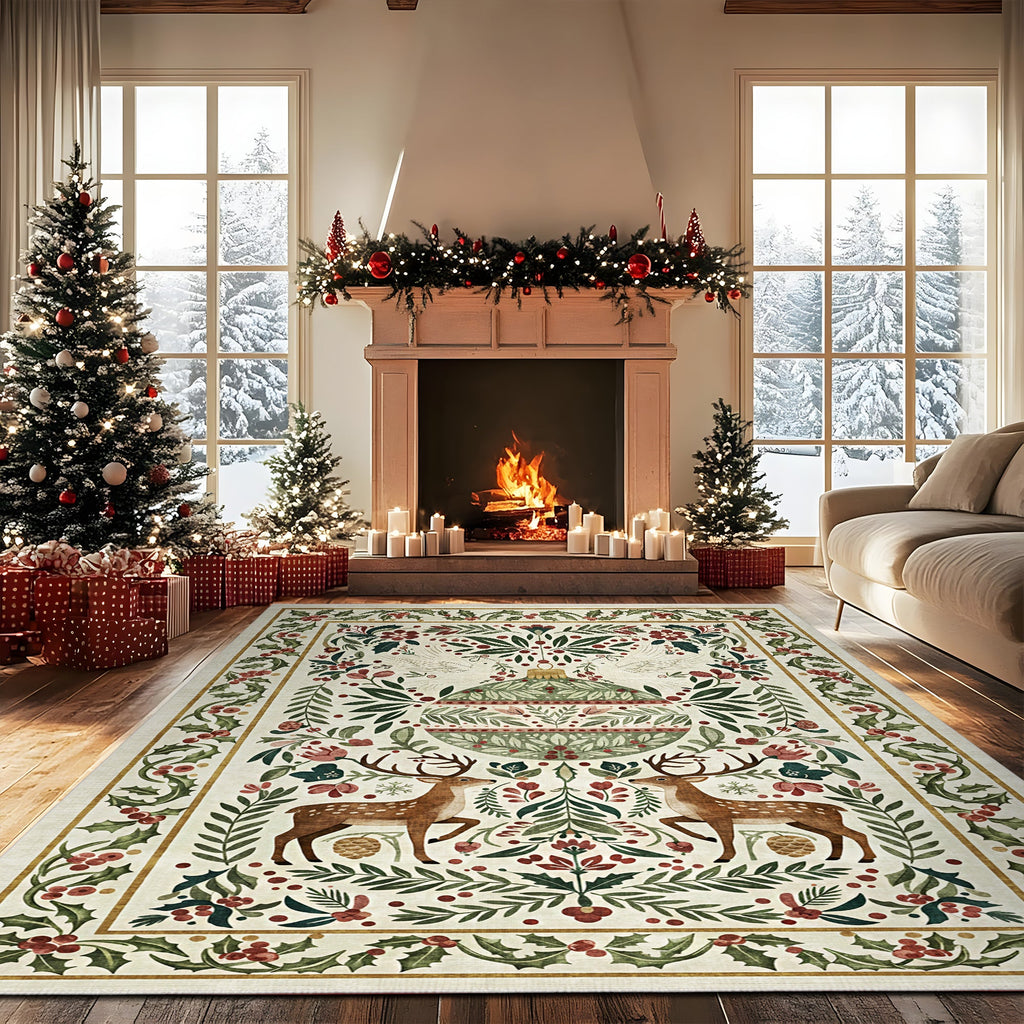 Teryna Christmas Area Rug