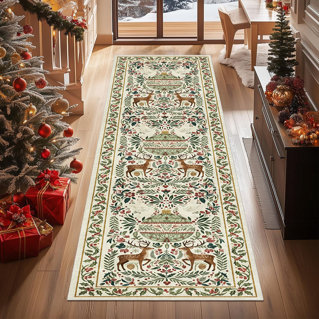 Teryna Christmas Area Rug