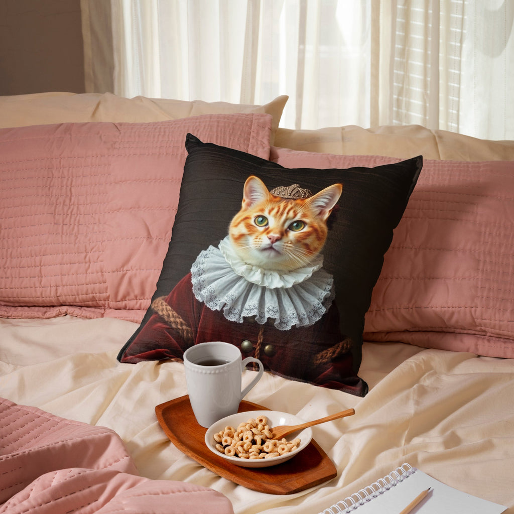 Funny Royal Cat Pillow