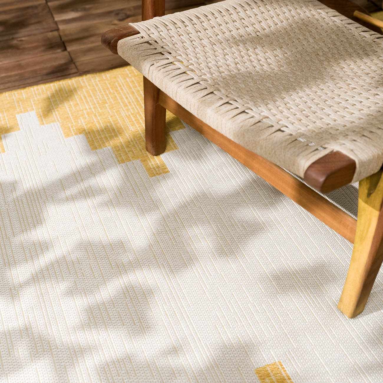Djugun Yellow Outdoor Rug