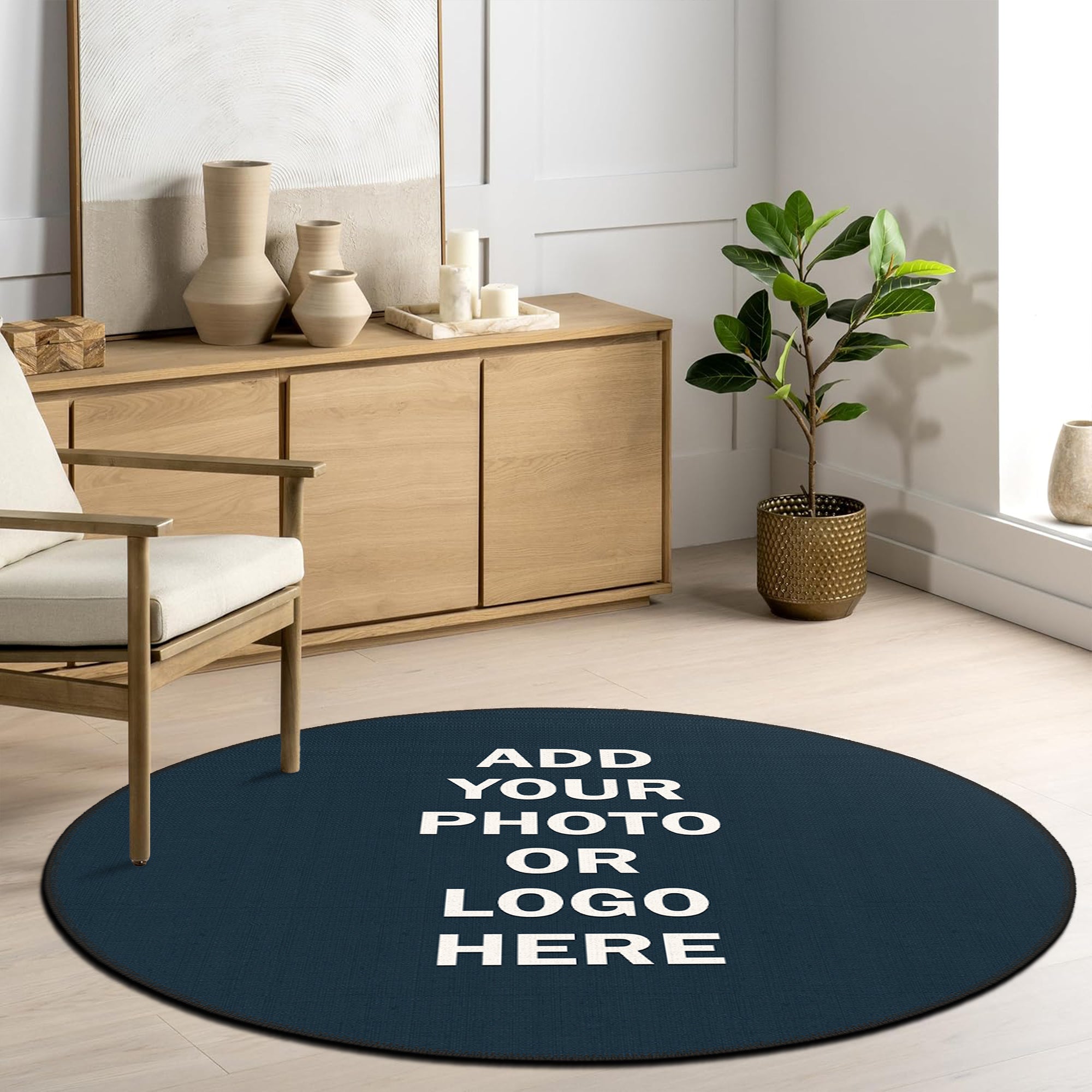 Custom Round Rug