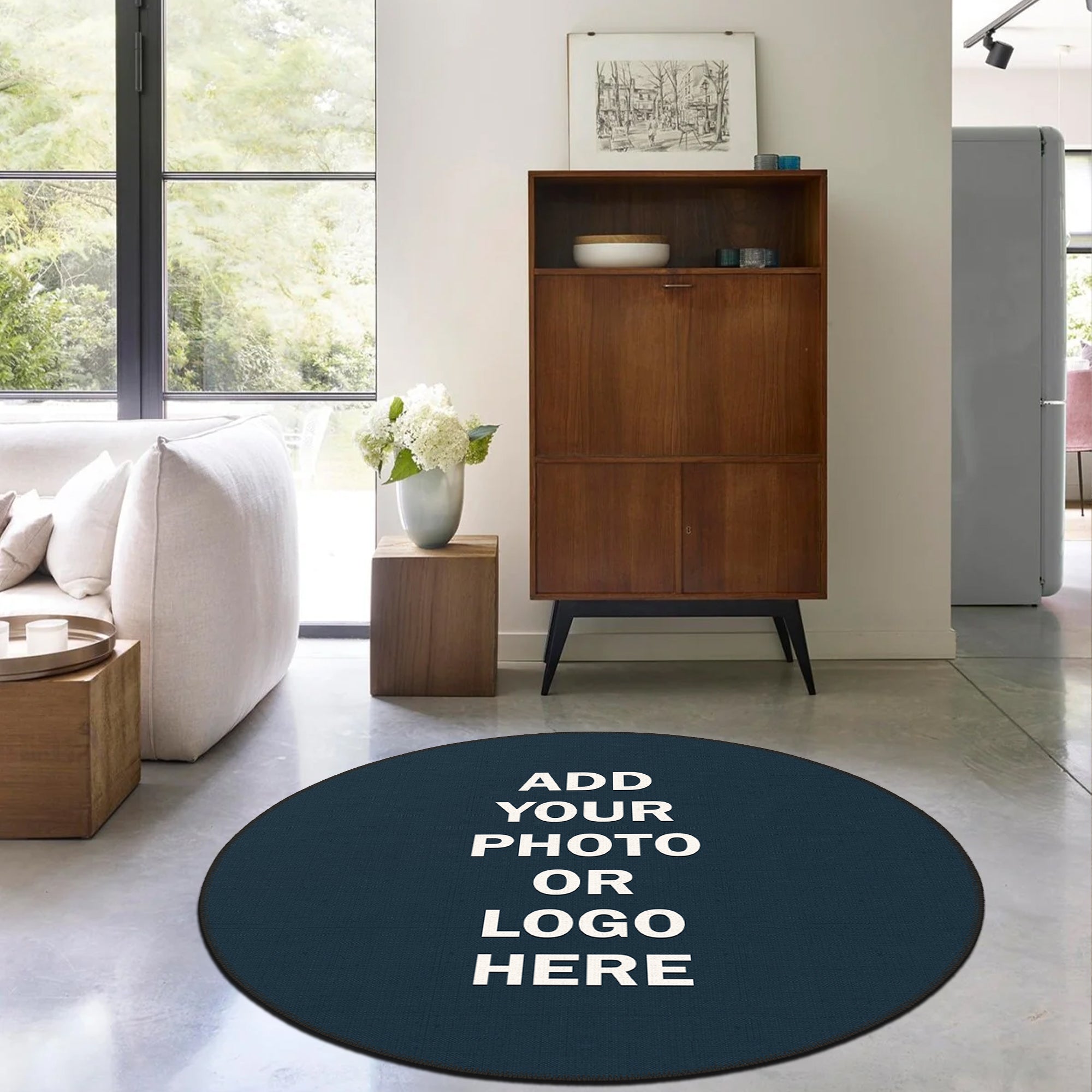 Custom Round Rug