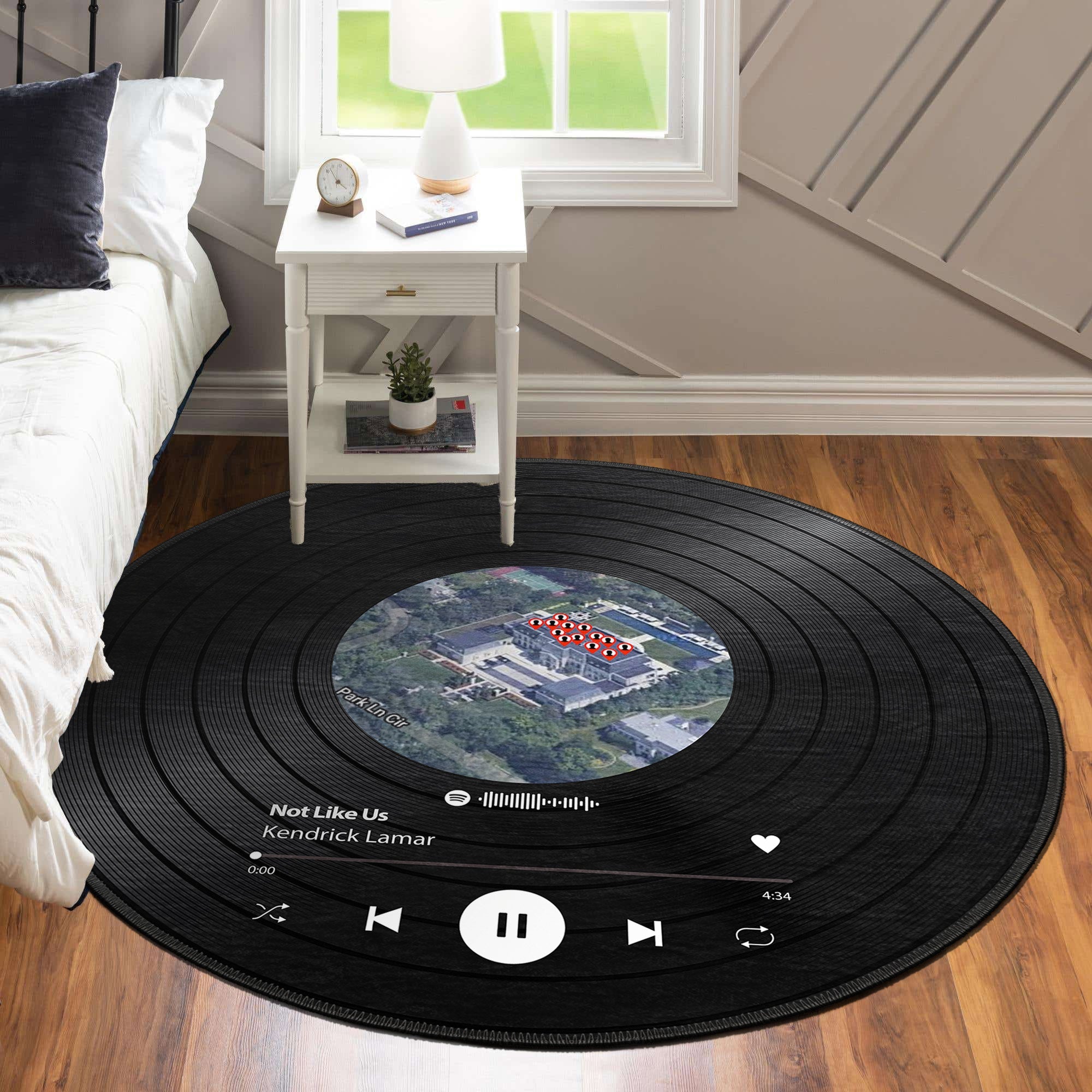 Custom Plaque Spotify Rug