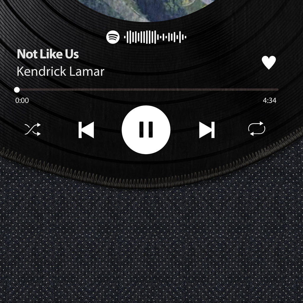 Custom Plaque Spotify Rug