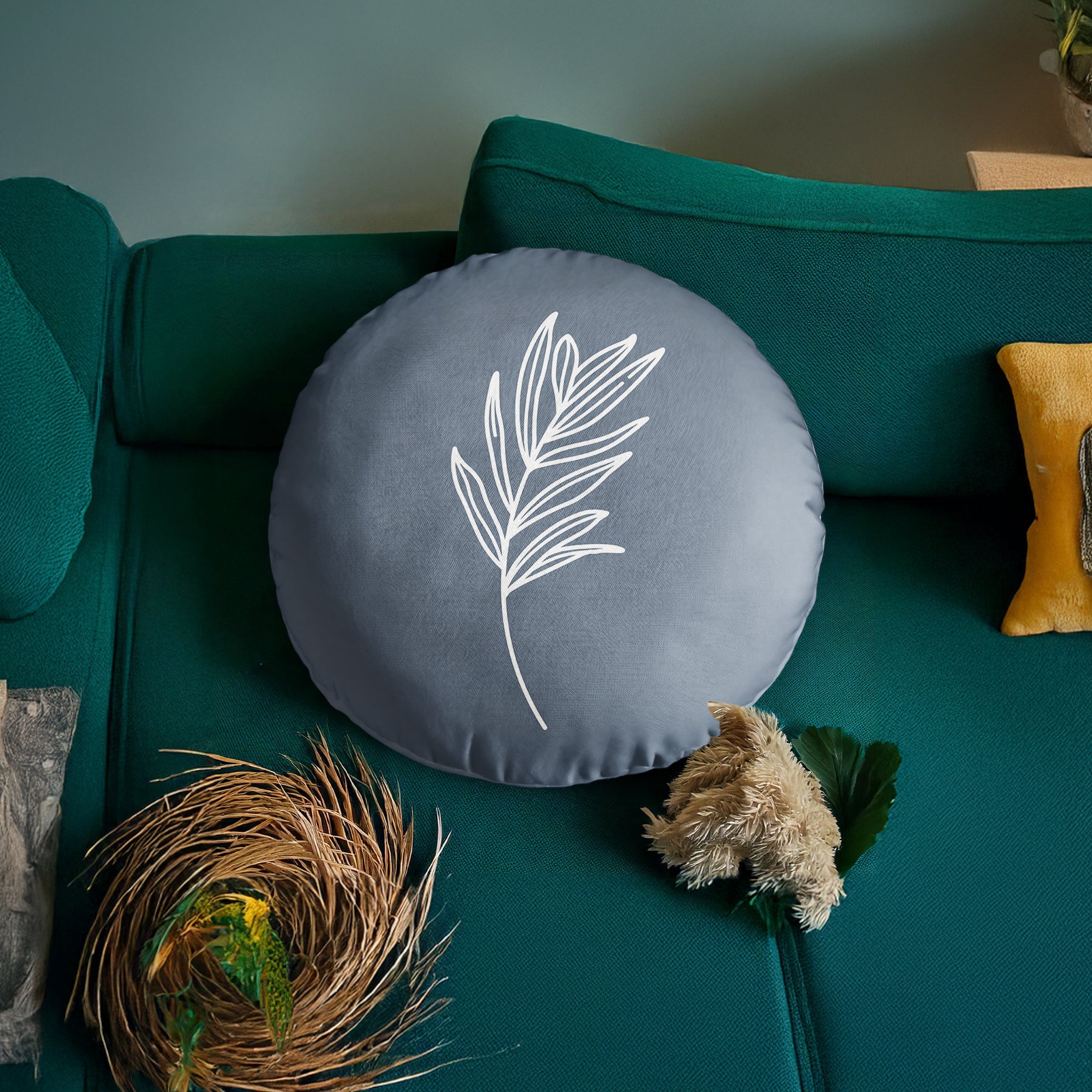 Kenya Round Pillowcase