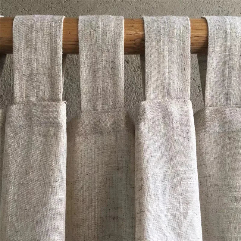 Natural Linen Blackout Curtains Eco-friendly