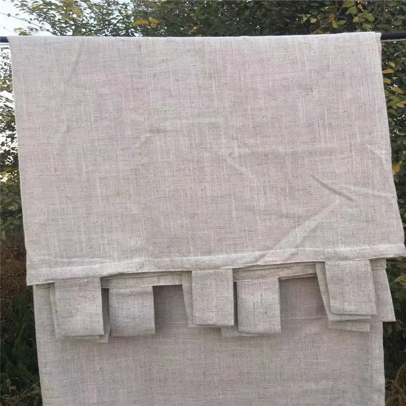 Natural Linen Blackout Curtains Eco-friendly