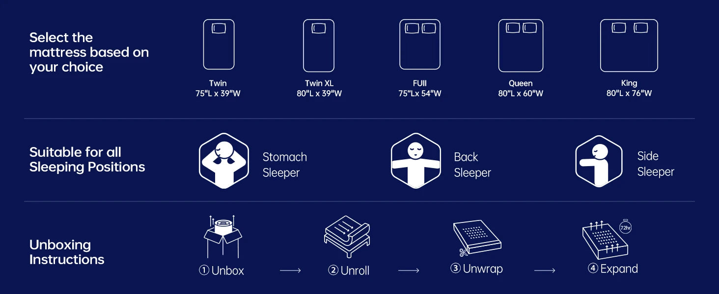 Luxury King-Size 5-Star Hotel Bed Mattress 11\" Individually Wrapped Inner Spring Latex Convertible Bedroom Feature