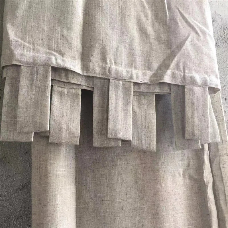 Natural Linen Blackout Curtains Eco-friendly