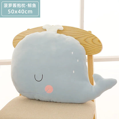 Kawaii Whale Goose Crab Lion Plush Toys Stuffed Animals Doll Soft Sofa Pillow Cushion Baby Kids Children Girls Birthday Gifts