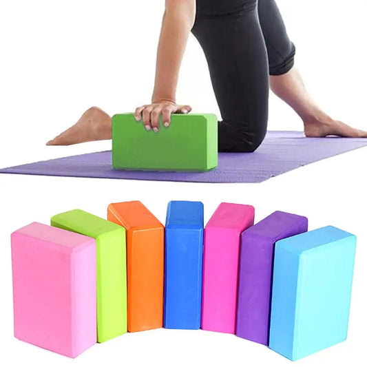 23cm*15cm*7.6cm Yoga Block Props Foam Brick Stretching Aid Gym Pilates Yoga Block Exercise Fitness Sport