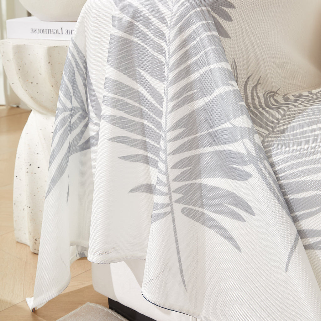 Leaf Printed Slipcover Sofa Covers, Universal Couch Throw Cover, Pets Furniture Protector for Home Decor