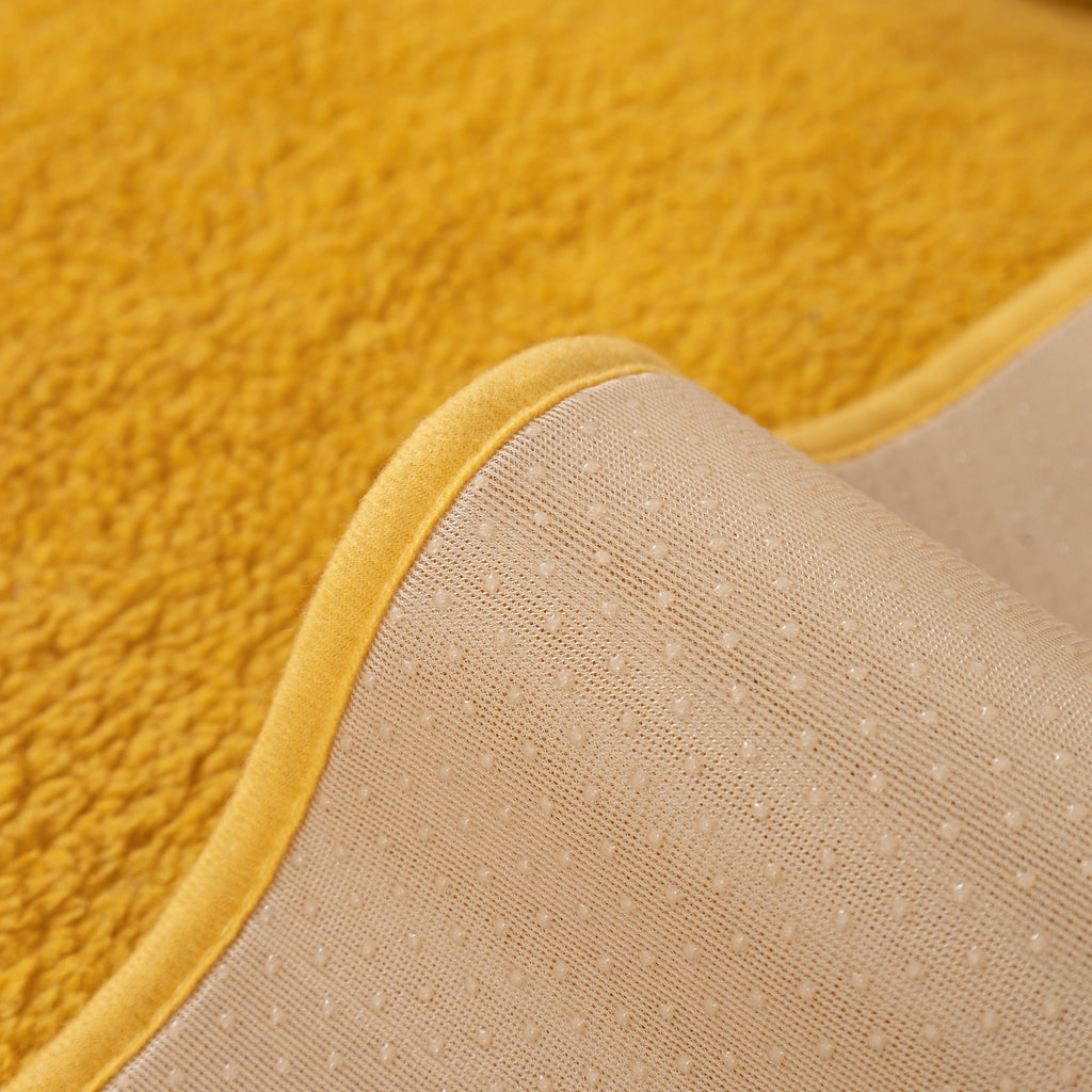 Luxury Sherpa Fleece Solid Sofa Towels Thickened Plush Non Slip Sofa Cushion Covers