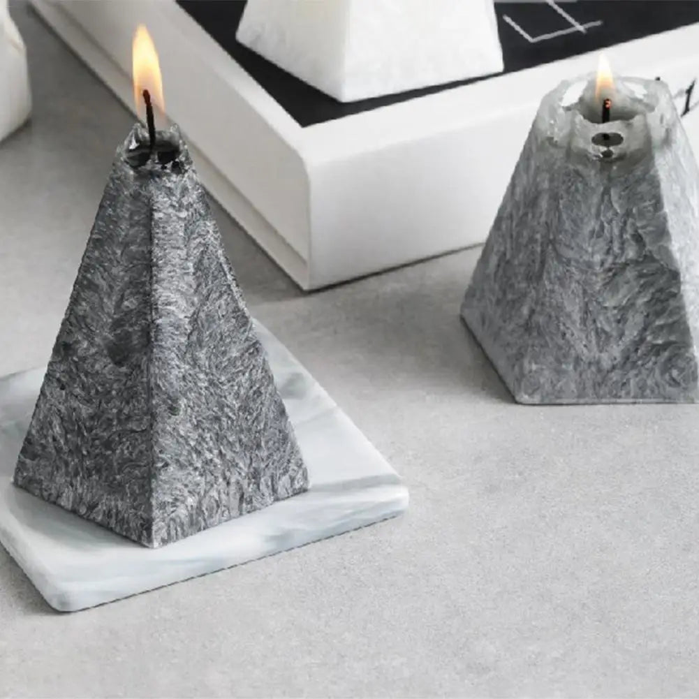 Luxury Candle Nordic Style Geometric Cone Pentagonal Aromatherapy Candle Essential Oil Candle Stylish Home Decoration