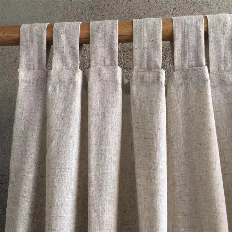 Natural Linen Blackout Curtains Eco-friendly