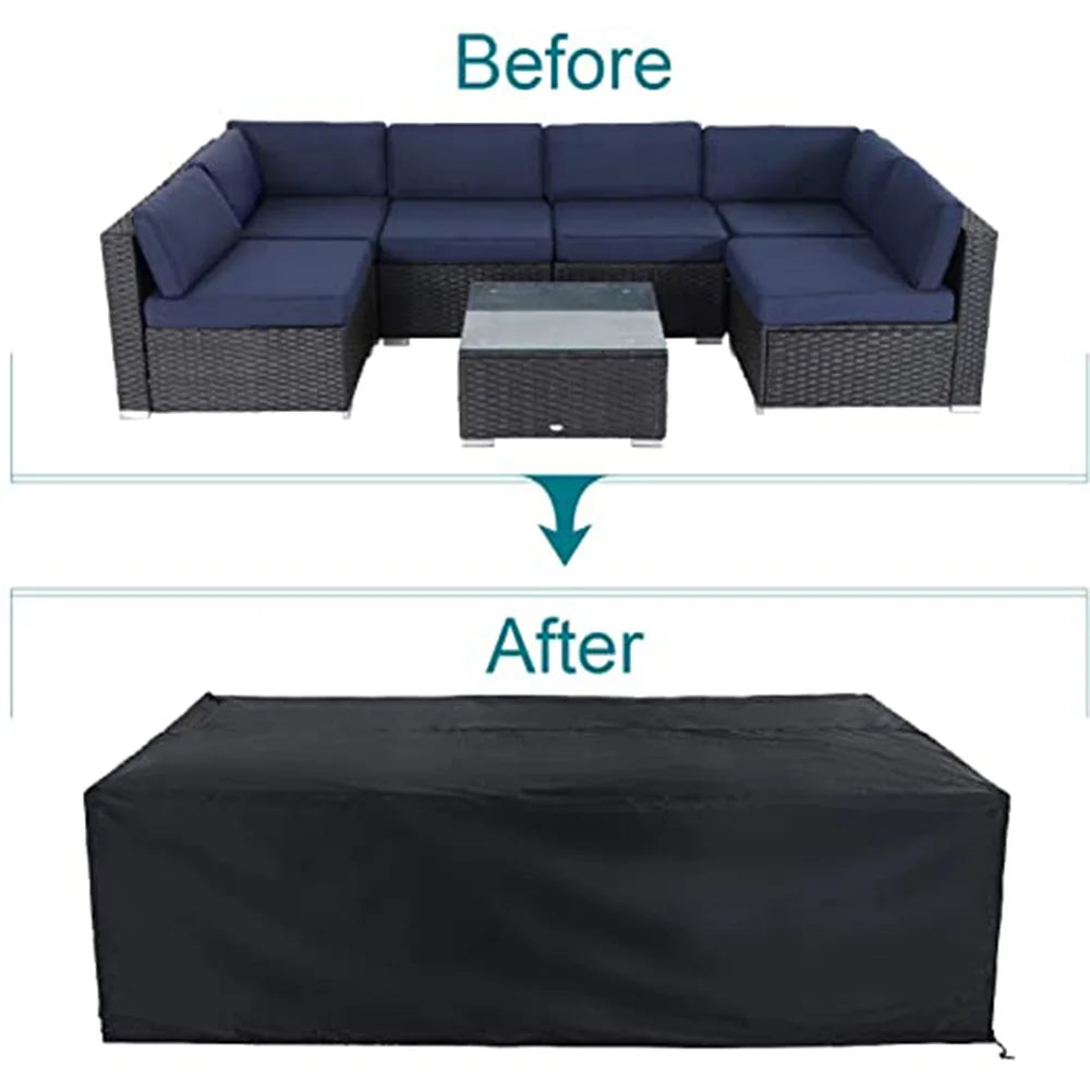88 size Patio Furniture Covers, Outdoor Furniture Cover Waterproof, Outdoor Table Cover