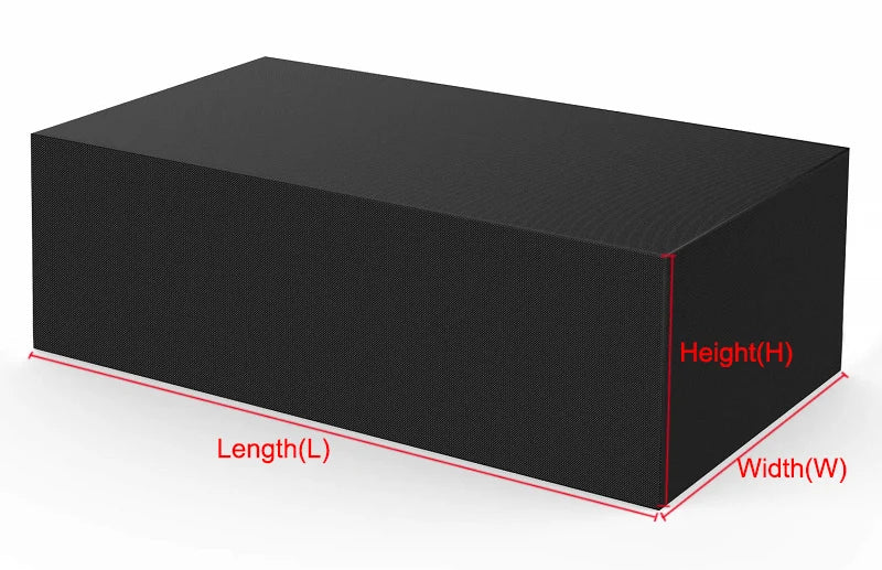 80 Size Outdoor Furniture Cover Rain, Dust, Wind And Uv Proof Oxford Garden Patio Furniture Cover